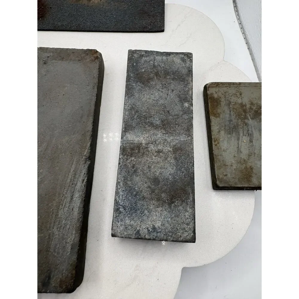 Lot Of 5 Large Small Sharpening Stones Whetstones No Box Knife Blade Sword Sharp